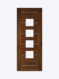 Deanta Valencia Glazed Walnut Door