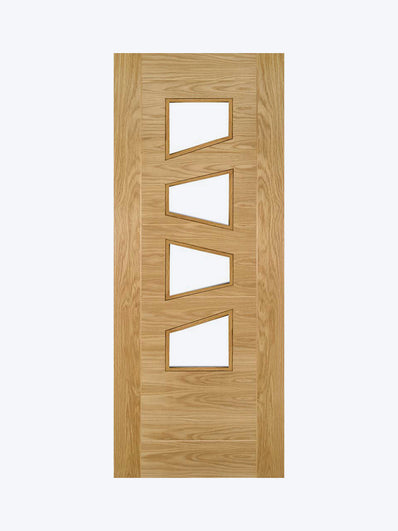 Deanta Seville 4LS Glazed Oak Door