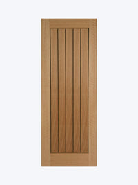 Mexicano Oak Door with Vertical Lining