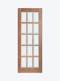 SA77 15 Pane Mahogany Door