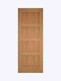 Contemporary 4 Panel Oak Solid Door