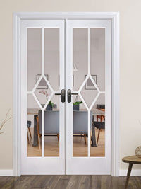 W4 Reims White Primed Room Divider