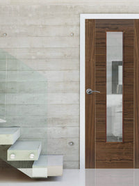 Brisa Mistral Flush Walnut Veneered Door