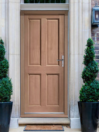 Colonial Exterior 4 Panel Hardwood Door