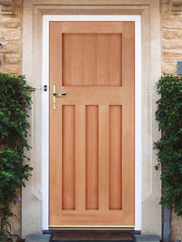 DX 30's Style Exterior Hardwood Door