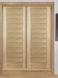 Thruslide Salvador Oak 2 Door Wardrobe