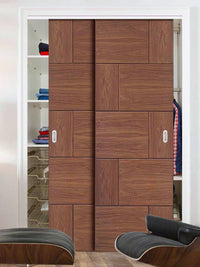 Thruslide Ravenna Walnut  2 Door Wardrobe